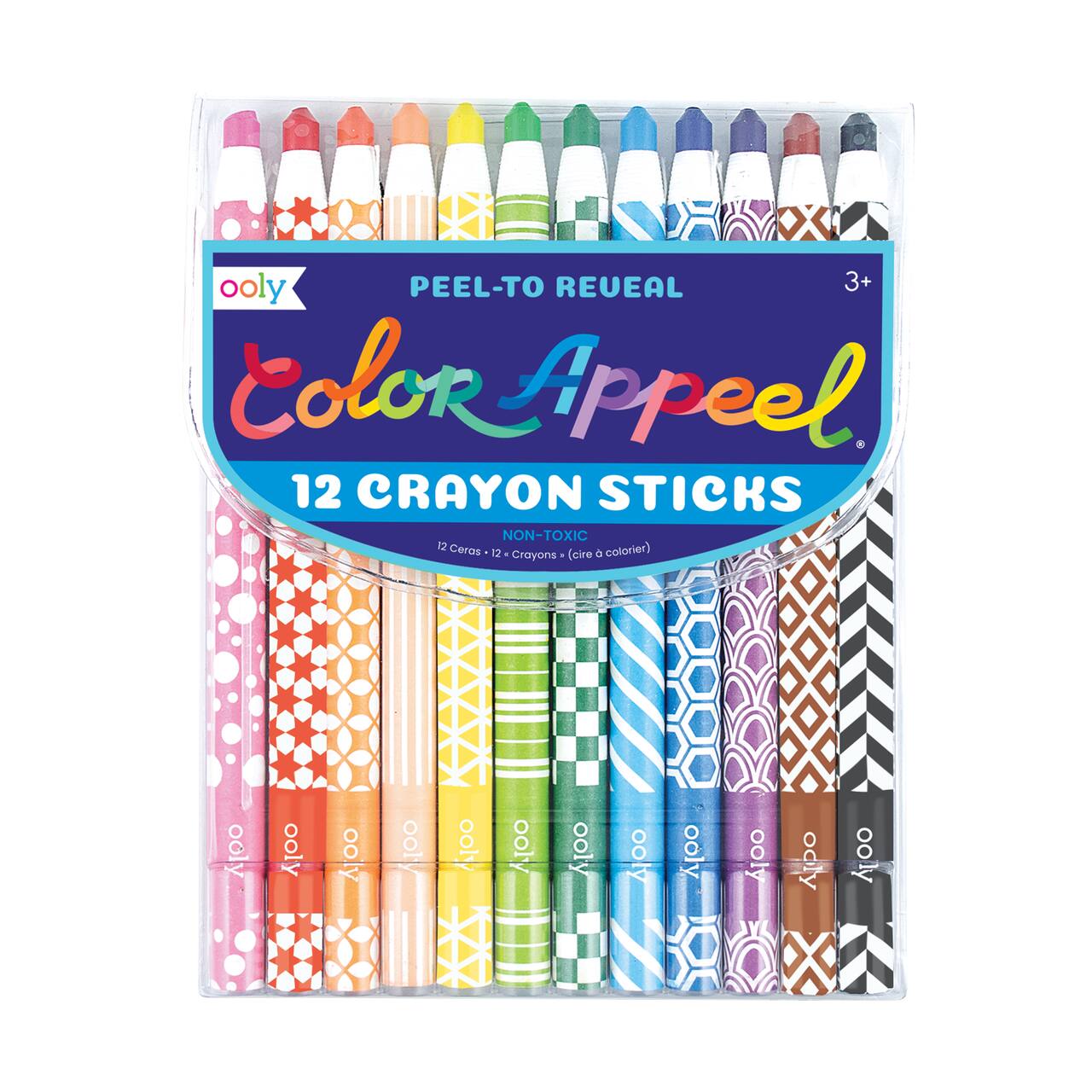 OOLY Color Appeel&#xAE; Peel to Reveal Crayon Sticks, 12ct.